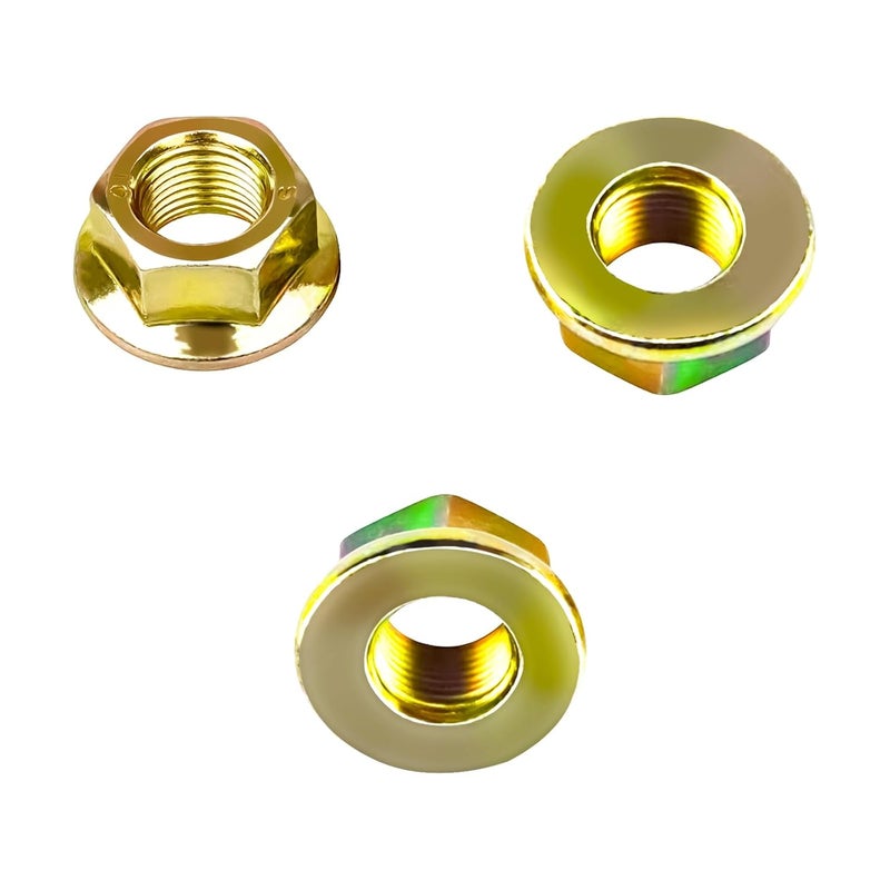 CLSR2U Store Hex Flange Nut Fit for Cub Spindle - 712-0417 Blade Nuts Fit for Cub LT1040 LT1042 LT1046 Mower Deck Spindles, Spindle Nut Fit for MTD Craftsman Troy Bilt Mower, Replaces 912-0417A (6 Pack) - Image 4